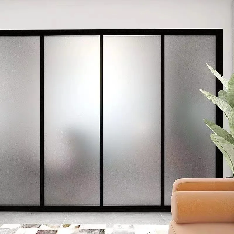 Window Film Window Privacy Film Window Sticker Pure Frosted Glass Sticker Translucent Opaque Window Sticker Anti-Privacy Bathroom Toilet Office Glass Film Electrostatic Adsorption
