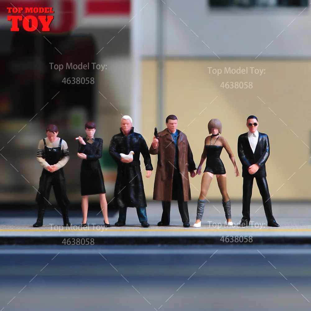 Figurines Miniatures 1/64 Pour Voitures Maquettes - Lot Mixte Filles/garçons, Neuf