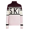 Turtleneck High Street Knitted Sweaters Letter Printed Elegant Slim Pullovers Patchwork Harajuku Thick Jumpers Women's Sweaters 5