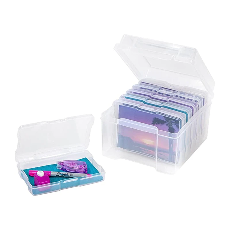 5x7 Clear Craft Storage Boxes  Craft storage, Craft storage box