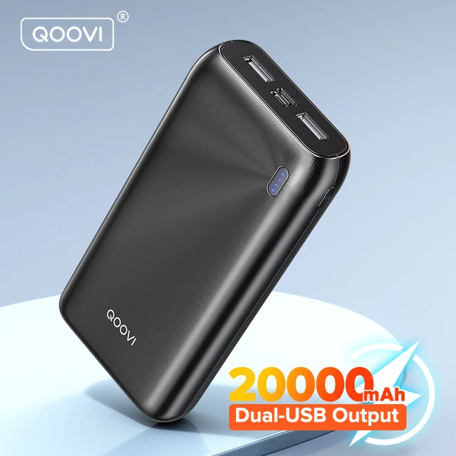 QOOVI-batería externa para teléfono móvil, Banco de energía portátil de  20000mAh, PD, 20W, carga rápida, para iPhone 13 y Xiaomi - AliExpress