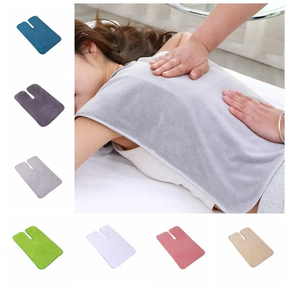 Creative Cotton U-shaped Towel Portable Soft Massage Chest Towel Comfortable Thicken Facial Towels Spa