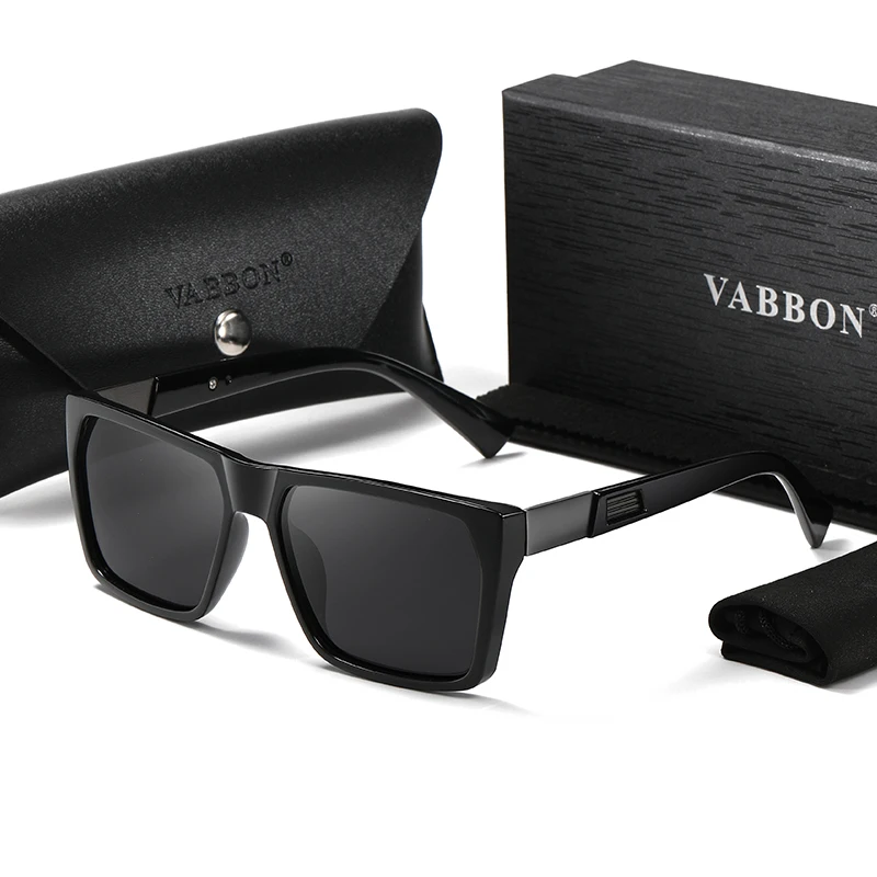 New Square Sunglasses Men's Anti-uv Sunglasses Fashion Polarization Car 1084