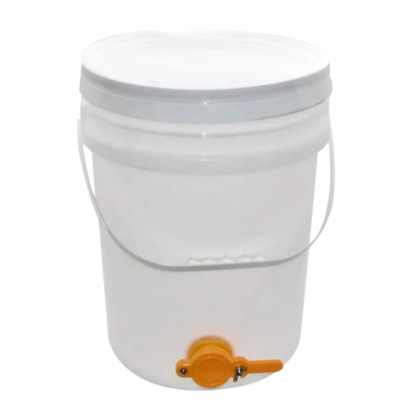 Large Capacity Plastic Honey Bucket 5 Gallon Honey Bottling Bucket for Home Beekeeping Extractor Equipment