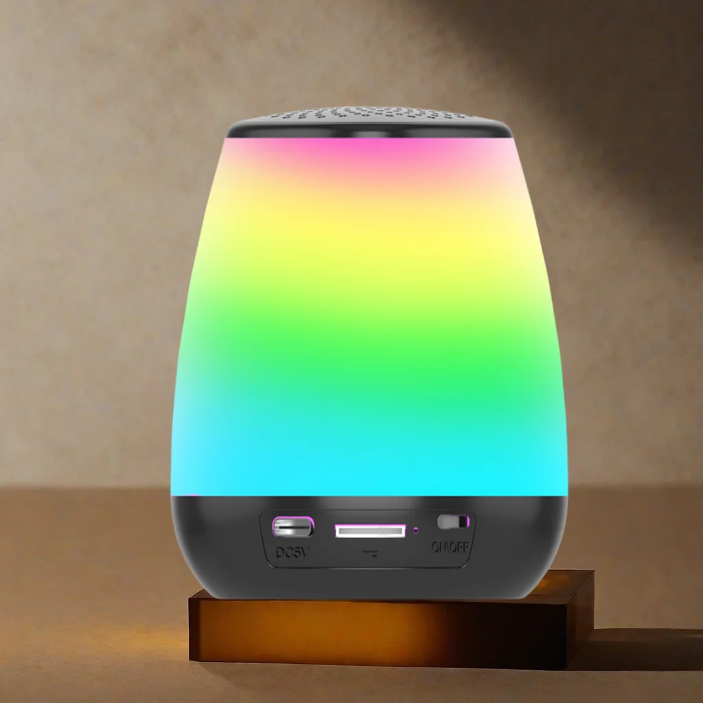 휴대용 무선 블루투스 스피커, 대용량 배터리 내장, 장시간 재생, 가족 모임에 적합 