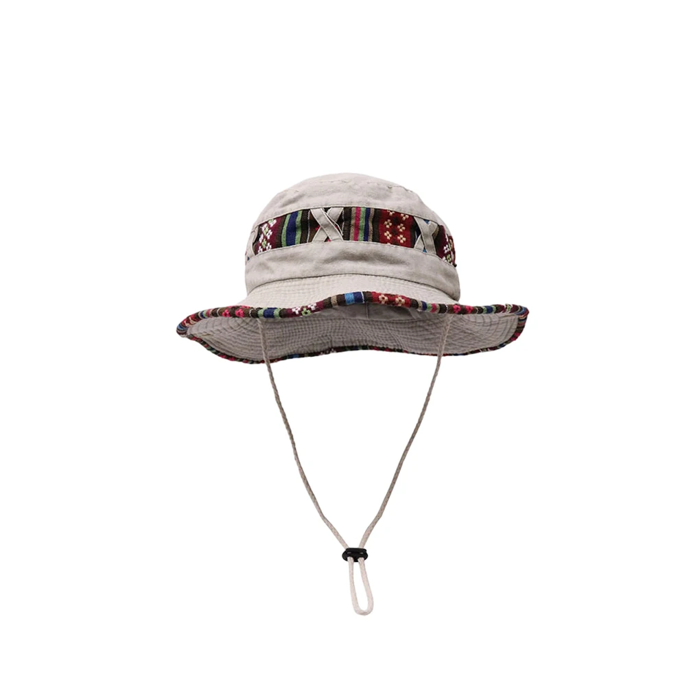 

Шляпа рыболовная из полиэстера в японском стиле для мужчин и женщин, модная Солнцезащитная ветрозащитная шапка на шнурке, аксессуары