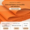 Simple Orange Desktop Fabric Storage Basket Home Toy Makeup Fabric Storage Basket Foldable With Handles Letter Storage Organizer 4