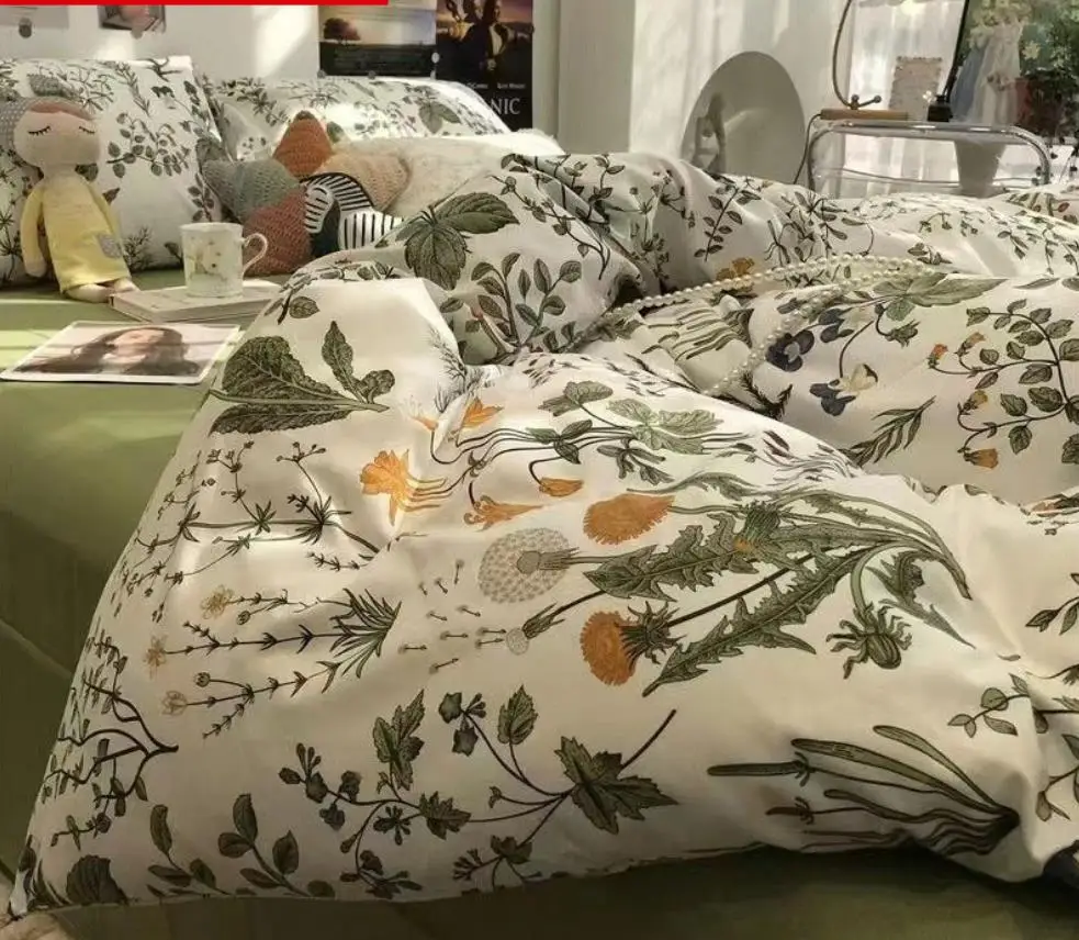 Snoopy Spring and autumn bedding set duvet cover sheet student dorm bed sheet boy bedsheet 3