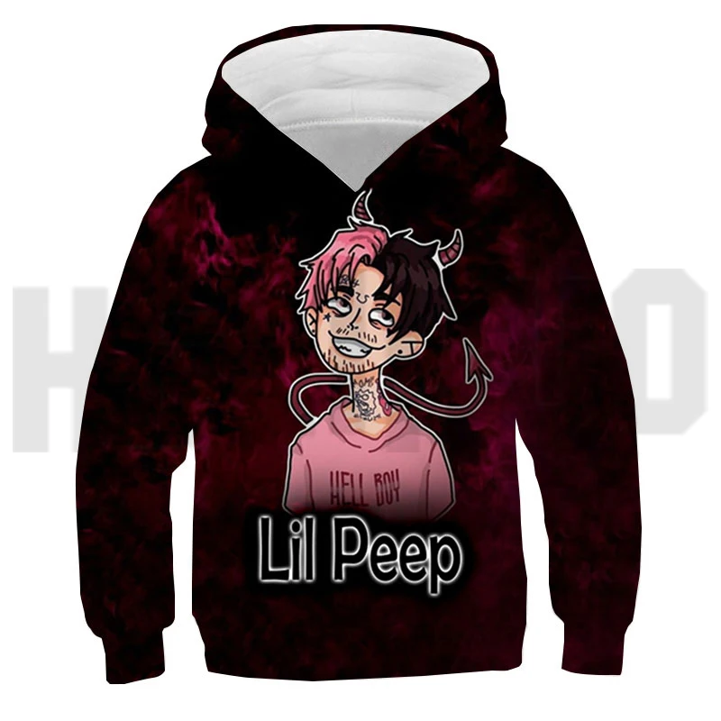 

Lil Peep Hoodie Spring Autumn Tracksuit Men Anime Streetwear Boys Sport Long Sleeve 3D Rapper Lil Peep Printed Pullovers Hoody