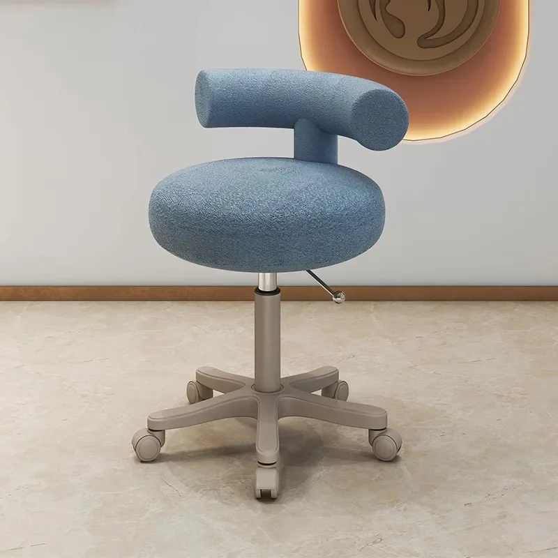 Hydraulic Esthetician Vintage Barber Chair Aesthetic Spinning Work Swivel Bar Stools Pedicure Makeup Taburete Counter Furniture
