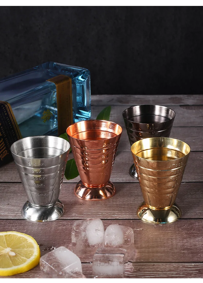 75ML Stainless Steel Measure Cup Cocktail Tool Bar Mixed