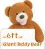MaoGoLan Giant Teddy Bear 6 Feet Tall, Valentines Big Teddy Bear Stuffed Animal, Adorable Human Size Teddy Bear Plush For Lover 3 MaoGoLan Giant Teddy Bear 6 Feet Tall, Valentines Big Teddy Bear Stuffed Animal, Adorable Human Size Teddy Bear Plush For Lover 3