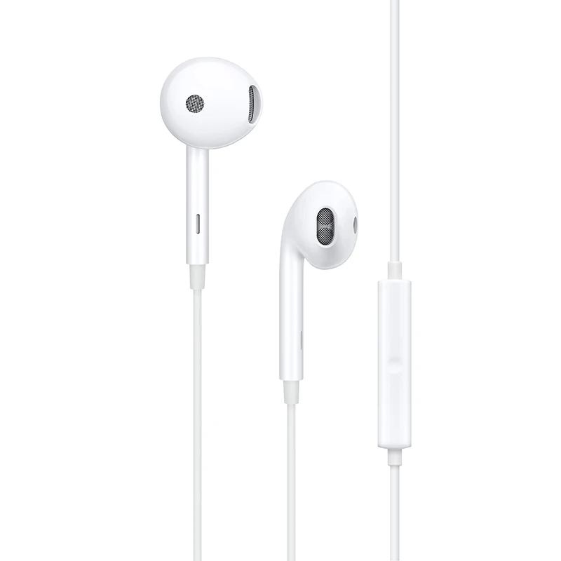 Premium In-Ear Wired Earphones with Built-in Mic and 3.5mm USB Plug