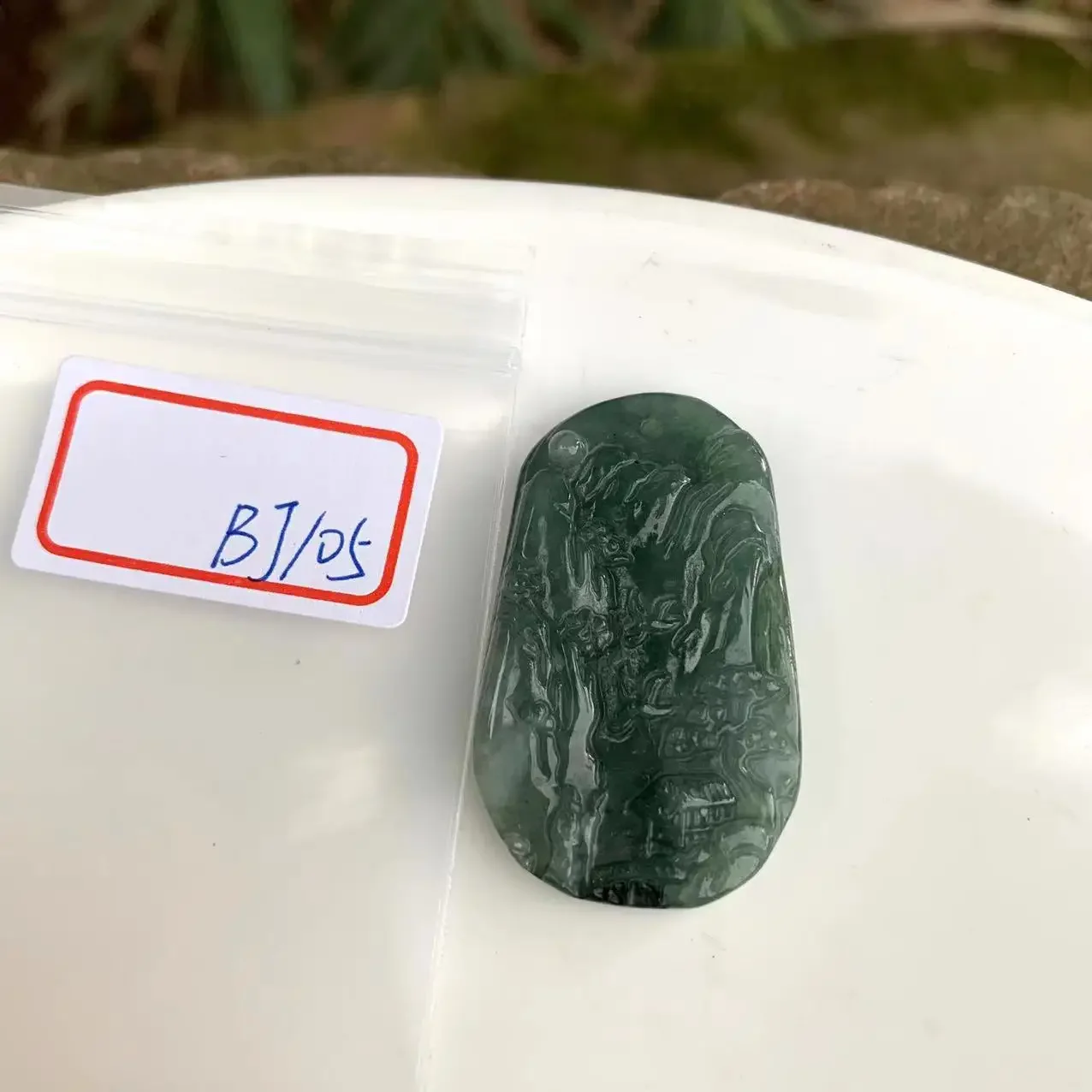 Natural Myanmar Jade  Jadeite carved Pendant Necklace high-end gift Round Donut Pendant Necklaces