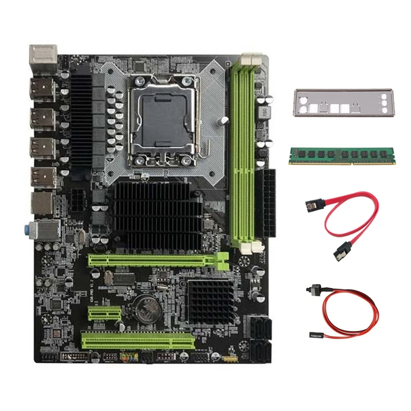 X58 Motherboard LGA1366 Computer Motherboard Support DDR3 ECC Memory