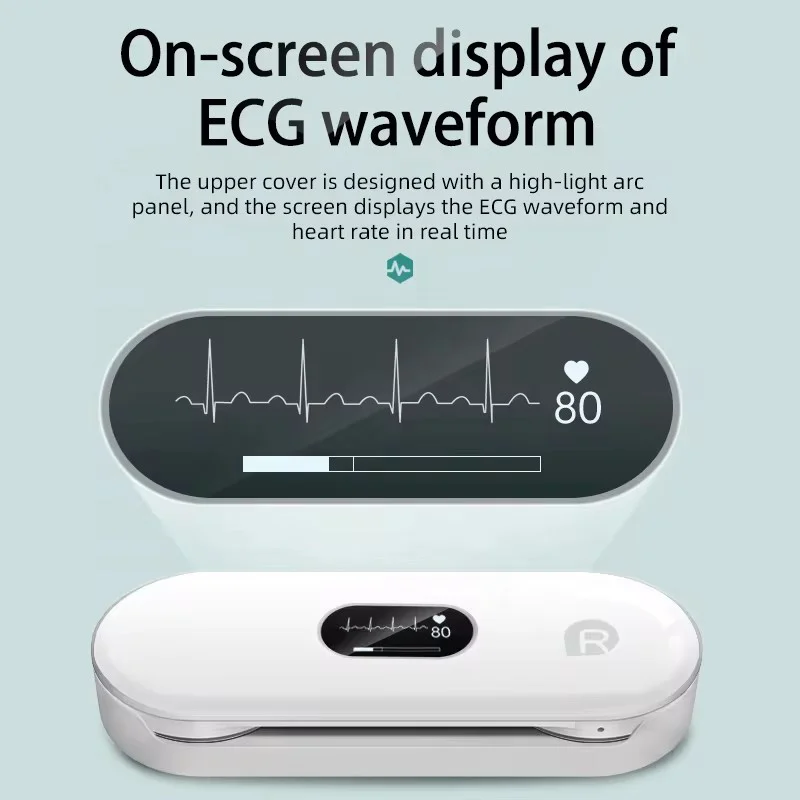 LEPU Portable Home ECG Monitor EKG Monitor For Monitoring Heart Rate 24 Hour ECG with AI Analysis