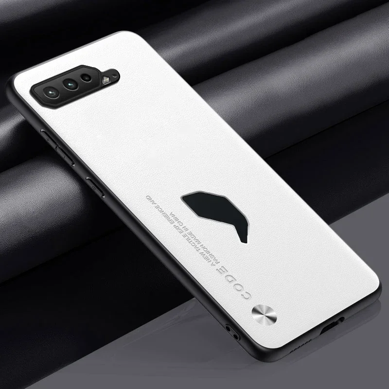 Luxury Silicone Full Protection Phone Case with PU Leather Design