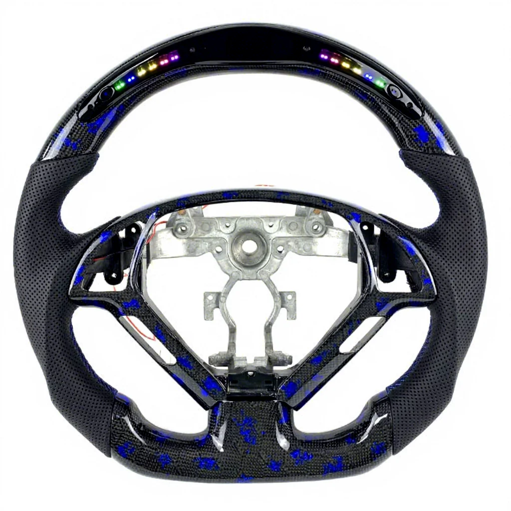 인피니티 G25 G37 카본 파이버 스티어링 휠 (가죽 및 LED RPM 기능 포함) MRD