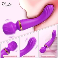 2-in-1-Vagina-Vibrator-Zauberstab für Frauen, G-Punkt, Klitoris, Brustwarzen, Stimulator, Brustmassagegerät, weiblicher Masturbator, Sexspielzeug für Frauen 1