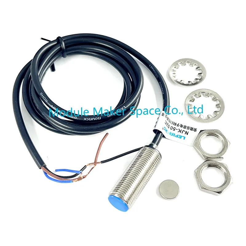 NJK-5002C Hall Effect Sensor Proximity Switch NPN 3-Wires Normally Open ...