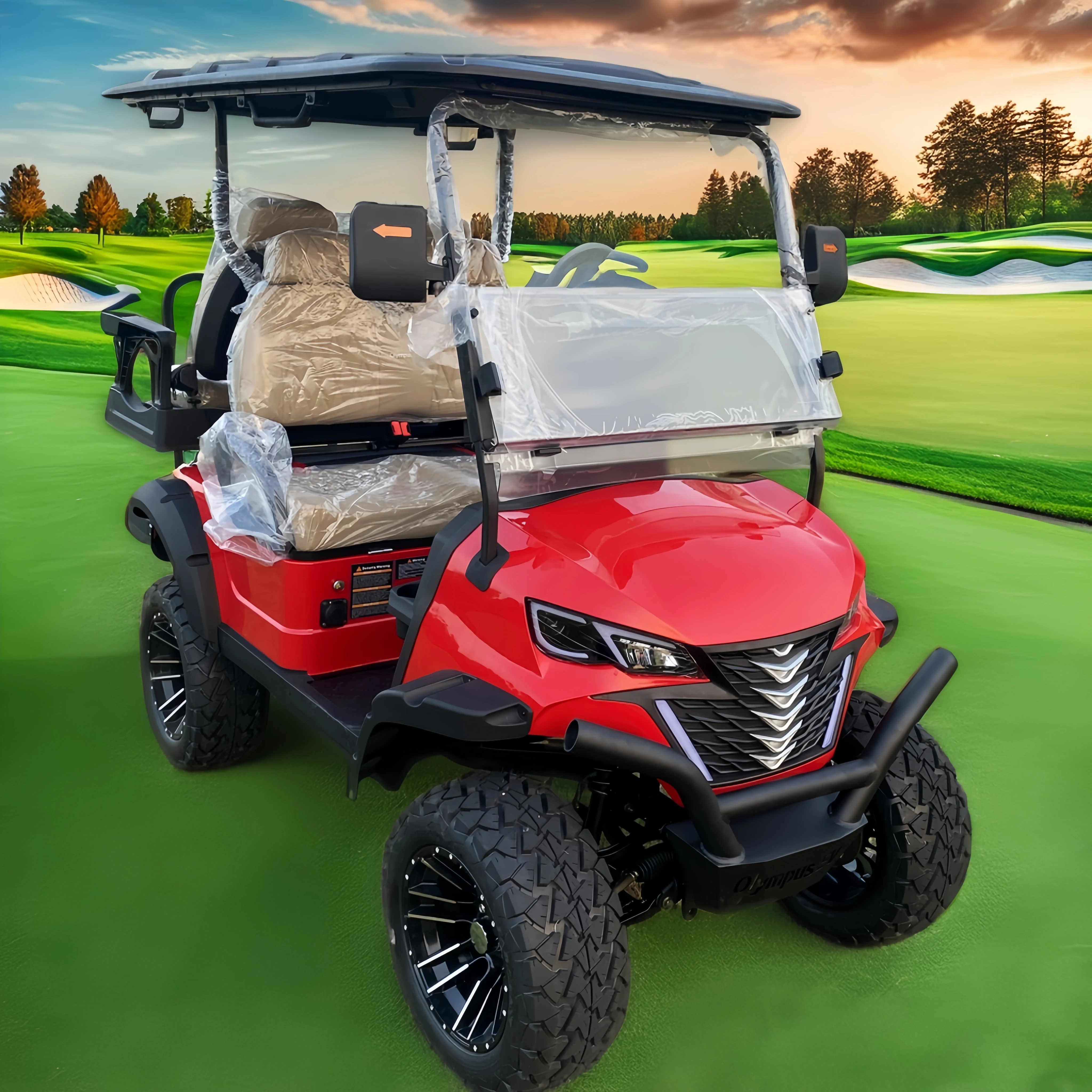 48V 5KW AC System Mini Electric Golf Carts Factory Price Cheap Golf Cart