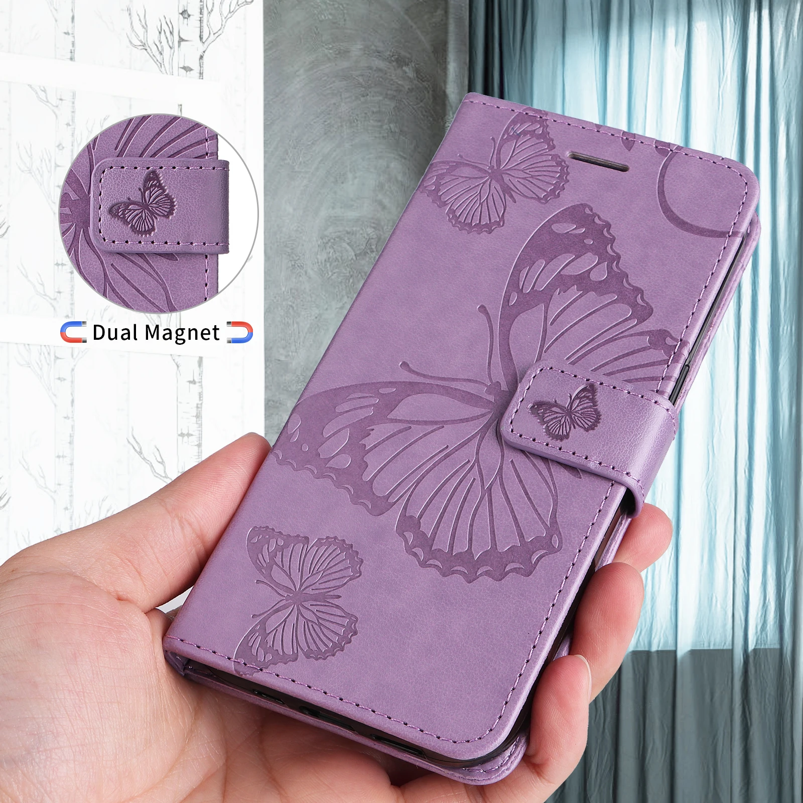 Premium Wallet Leather Case for Samsung Galaxy Smartphones