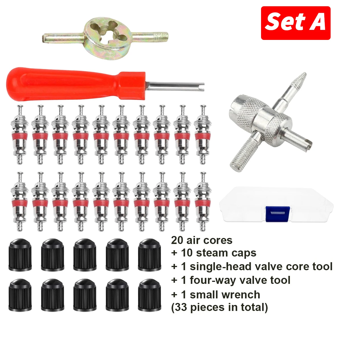 Valve repair tool in use