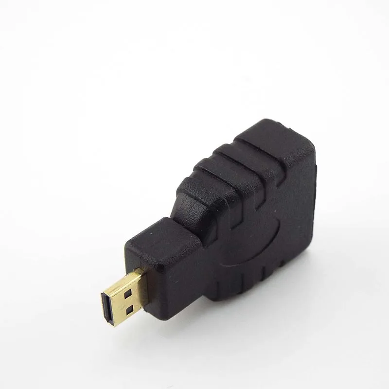 HDMI Adapter Micro HDMI-compatible Male to Female Adapter Type D to A HD Connector Converter Adapter for Xbox 360 for PS3 HDTV L19 1/2/5Pcs