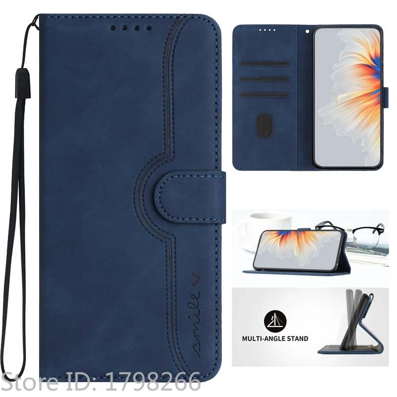 Luxury Pattern Flower Leather Phone Case - Flip Cover Wallet with Card Holder