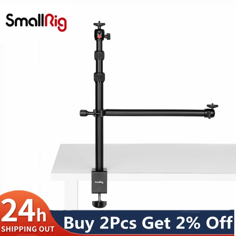 Smallrig-調整可能なデスクマウントDT-30,保持アーム付きデスク