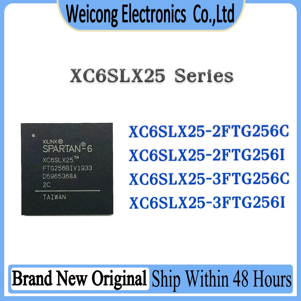 

XC6SLX25-2FTG256I XC6SLX25-3FTG256I XC6SLX25-2FTG256C XC6SLX25-3FTG256C XC6SLX25 XC6SLX XC6SL New Original IC Chip BGA-256