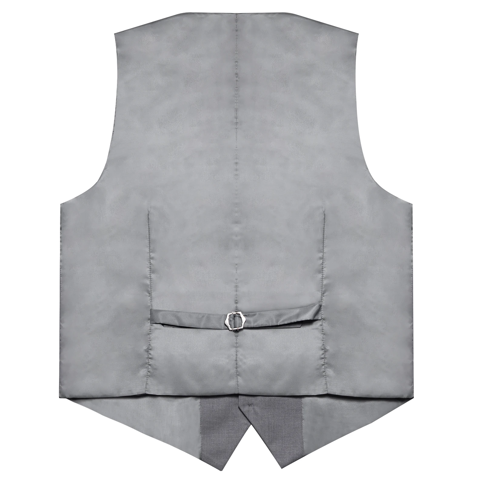 ClassicGray Sleeveless Dress Vest for Men Male Waistcoat Slim Fit Suit Vest Neck Tie Set Casual Gilet Homme Formal Business Vest 3