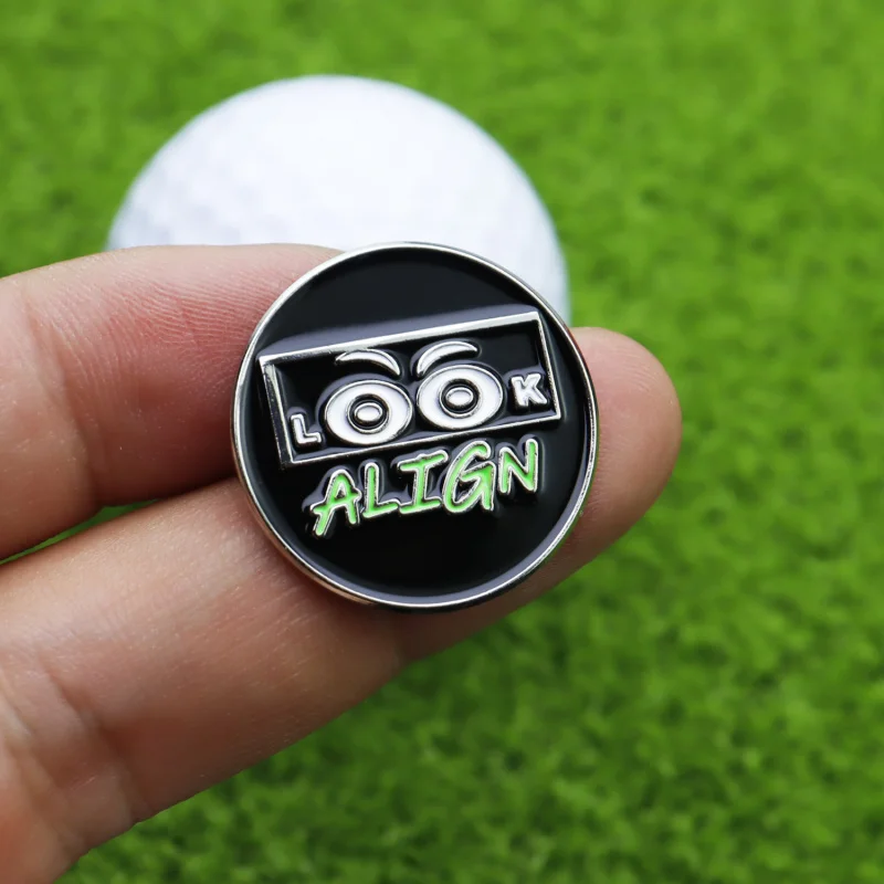 【 New 】 New creative metal enamel ball marker with golf accessories