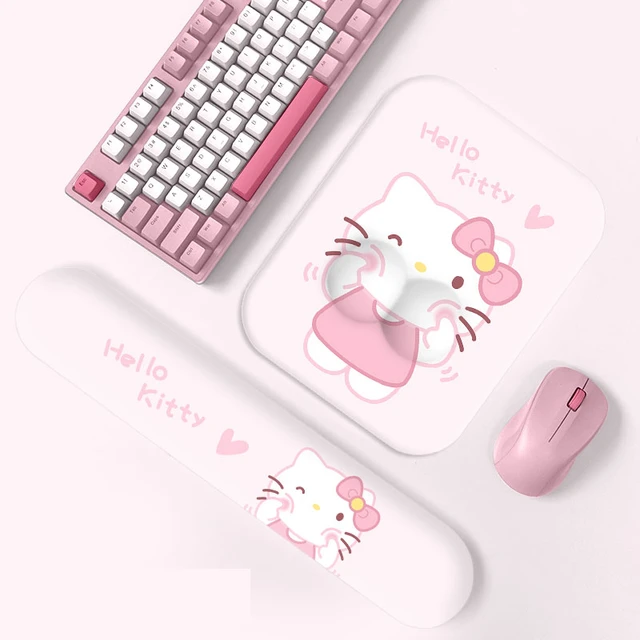 Hello Kitty Office Supplies Desk Accessories - Mouse Pads Computer Office  Keyboard - Aliexpress