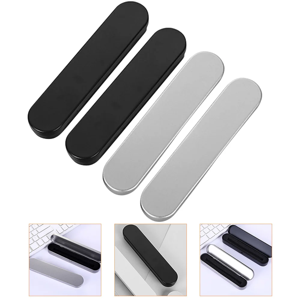 

4 Pcs Stationery Box Daily Use Pen Organizer Supplies Household Storage Daily Use Pencil Case Container Student