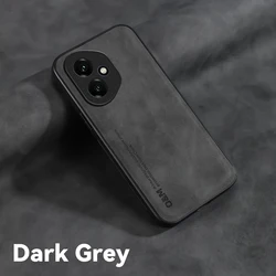 Enhanced Shockproof Magnetic Phone Case - Durable Protective Back Cover Coque for HONOR 400 Lite (Dark Grey)