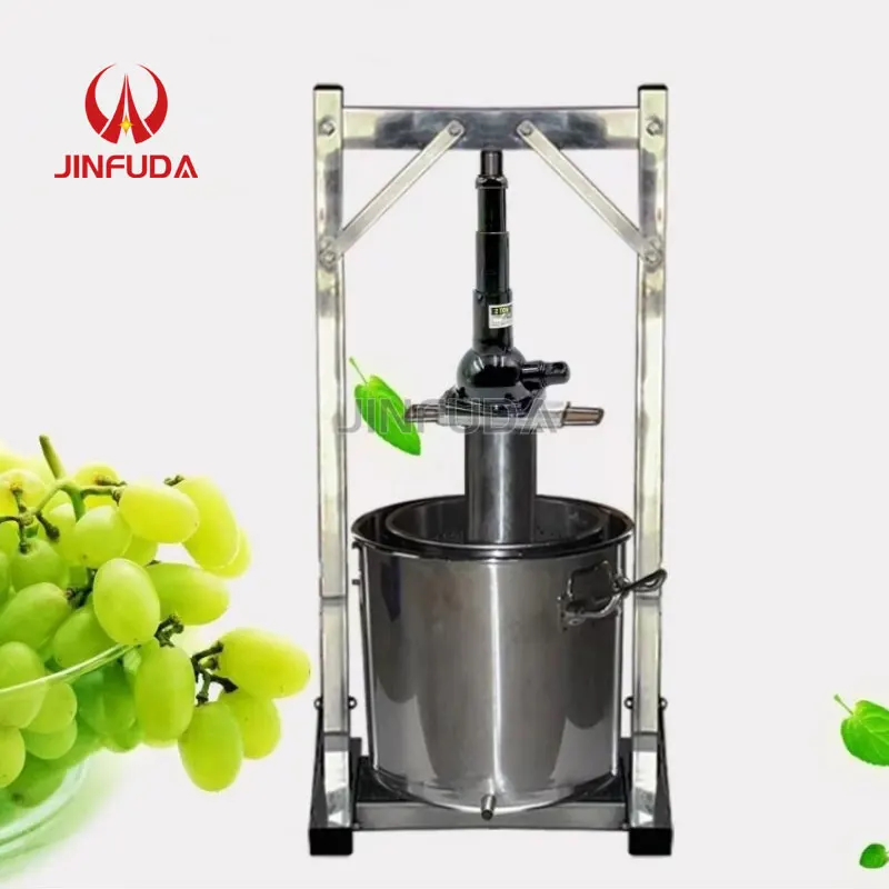 36L Factory Direct Sale Cheap Small Home Use Grape Press Wine Juice Machine/manual Hydraulic Jack Honey Press