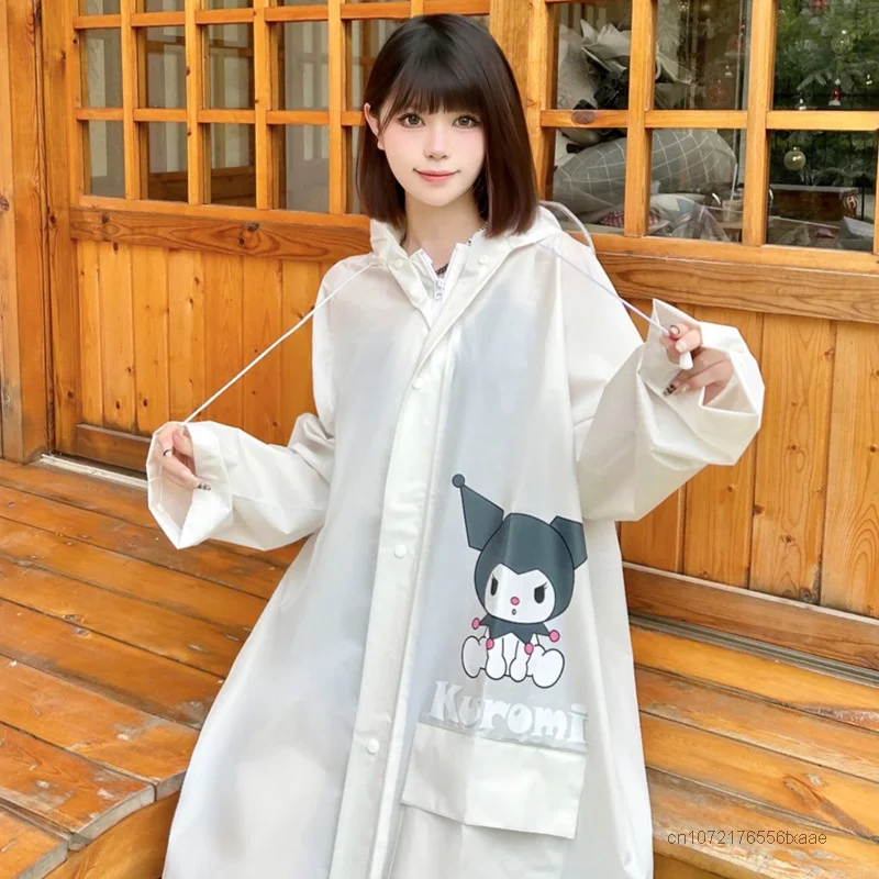 Chubasquero Charol Mujer Chubasqueros Bonitos Sanrio Kuromi