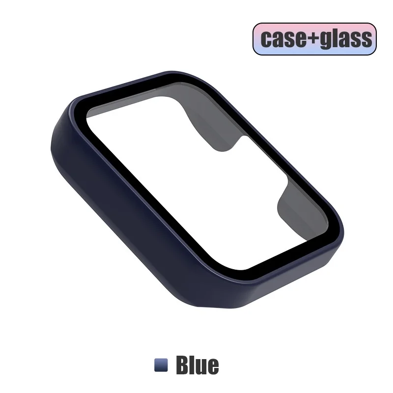 9D Glass Case +Strap For Redmi Watch 2 Lite PC Hard Cover Screen Protector Watchband Bracelet for Redmi Watch2 Lite Accessories 