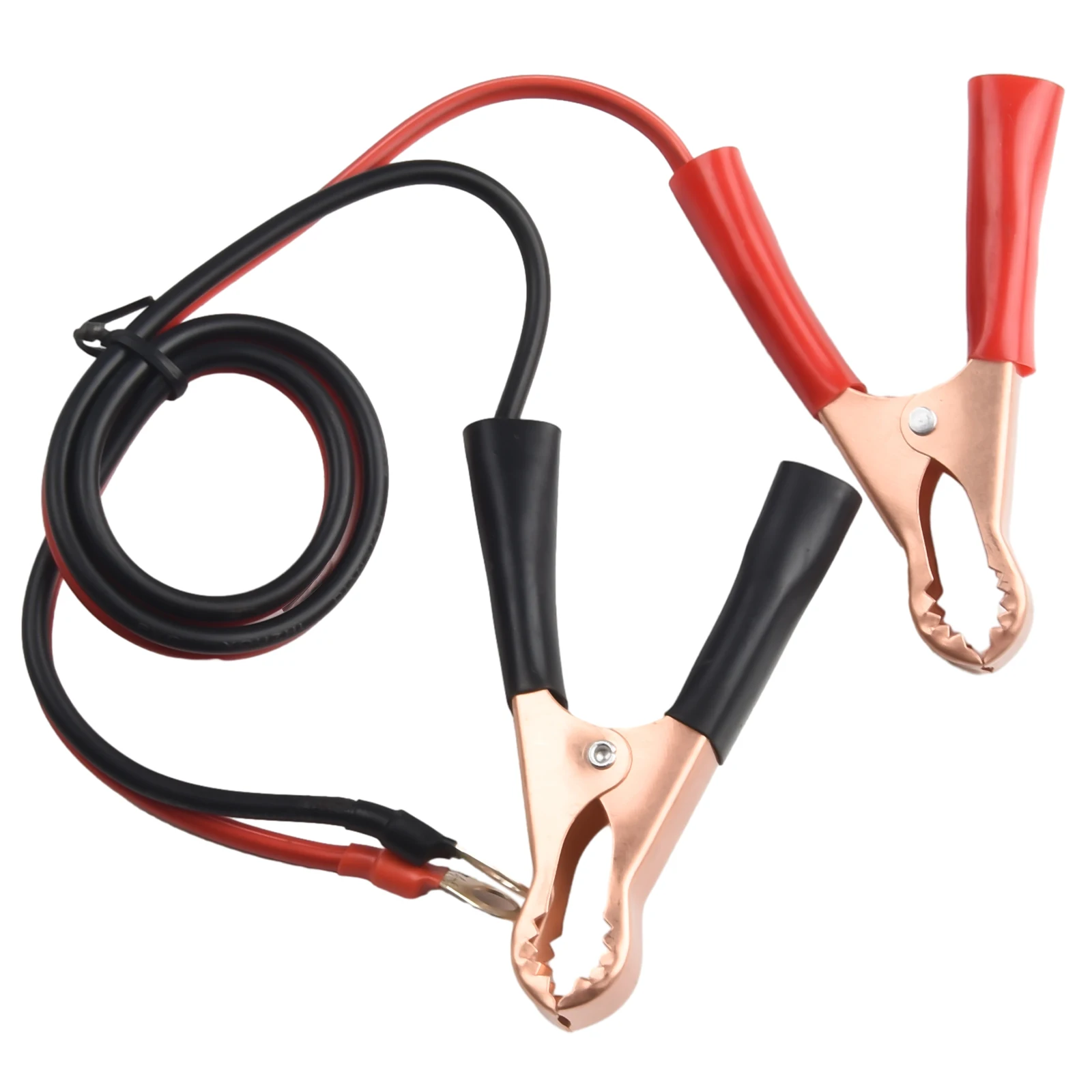 2pcs Attery Ground Cable Car 50AMP Battery Inverter Wire Power Transfer Cable Alligator Clip Copper Connection Wire