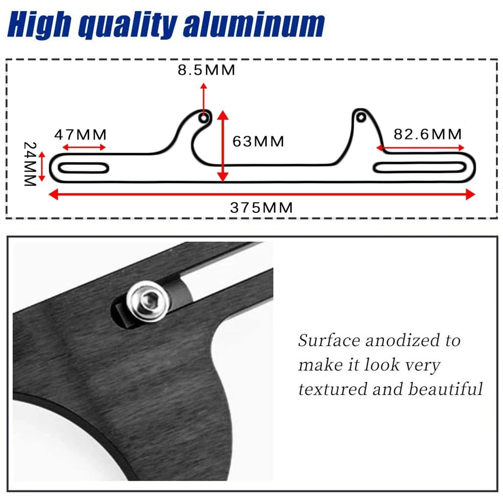 Aluminum Throttle Cable Bracket Racing Carburetor Bracket with Dual Return Springs For Holley 4500 Dominator Carburetor