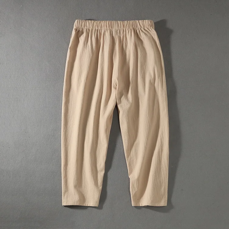 Summer Men Cotton Plus Size Pants 15XL 12XL 10XL 9XL 8XL 7XL