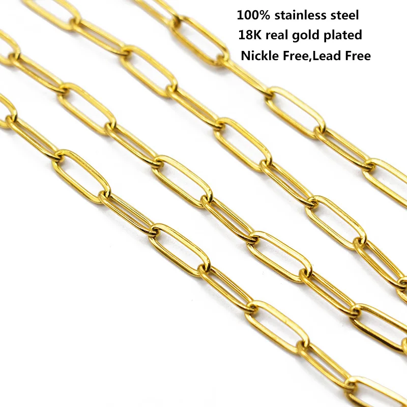 Gold Plated Stainless Steel Chains 2