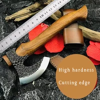 High hardness, sharp, and non sharp edged outdoor obstacle clearing axe, portable and multifunctional tool axe for outdoor use 1