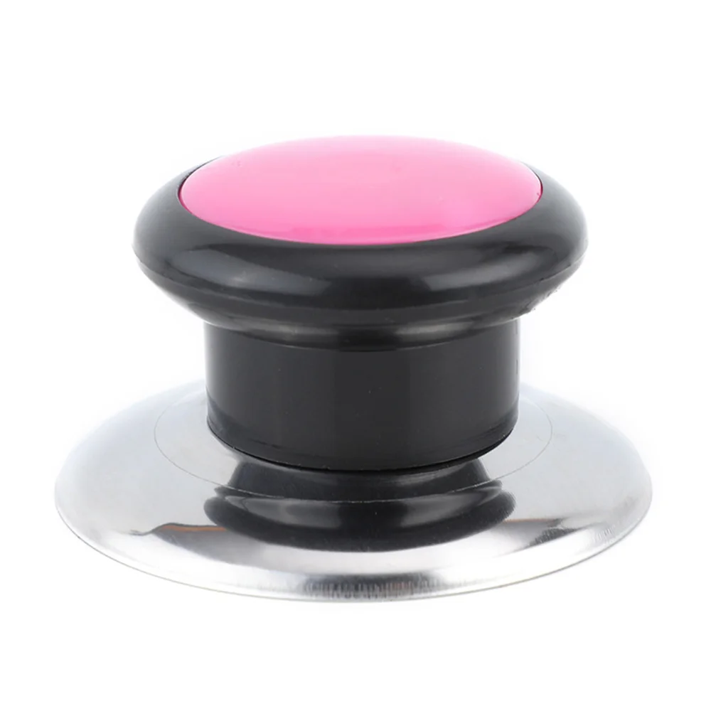 Pot Lid Handle Pot Lid Knob Stainless Steel Pot Lid Handles Universal Kitchen Pot Pan Lid Hand Replacement Handle Anti-scalding Grip Knob Flip Cover