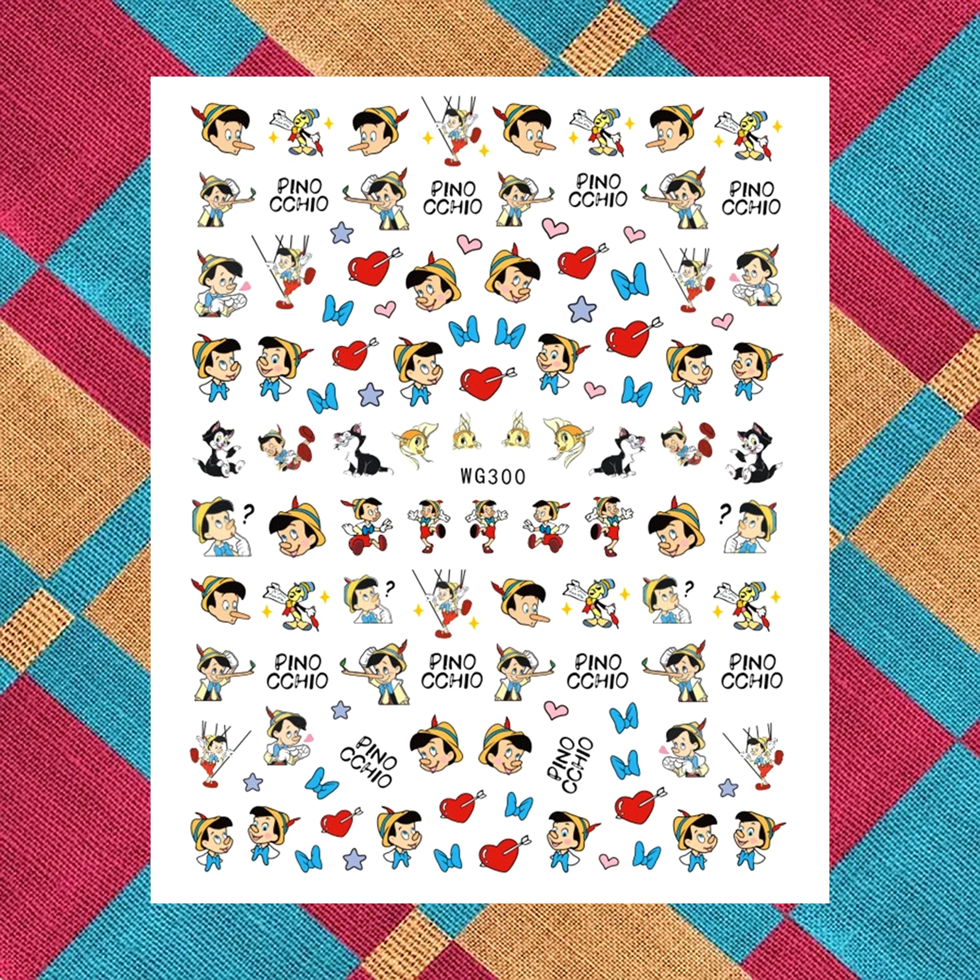 

Диснеевские наклейки, слайдеры для ногтей, украшения для дизайна ногтей, Пиноккио, Микки Маус, Дамбо, принадлежности для дизайна ногтей, аксессуары для дизайна ногтей