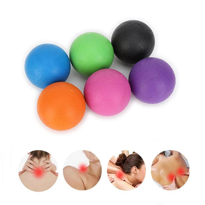 1pc Lacrosse Massage Ball Sport Yoga Gym Balls Mobility Trigger Point Body Pilates Fitness Training Neck Pain Muscle Release