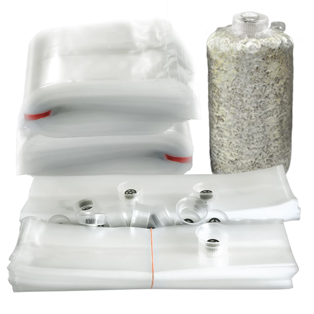 Mushroom Spawn Cultivation Planter Kit Media Substrate Autoclavable Polypropylene Grow Bag Garden Farm Edible Fungu Culture Tool