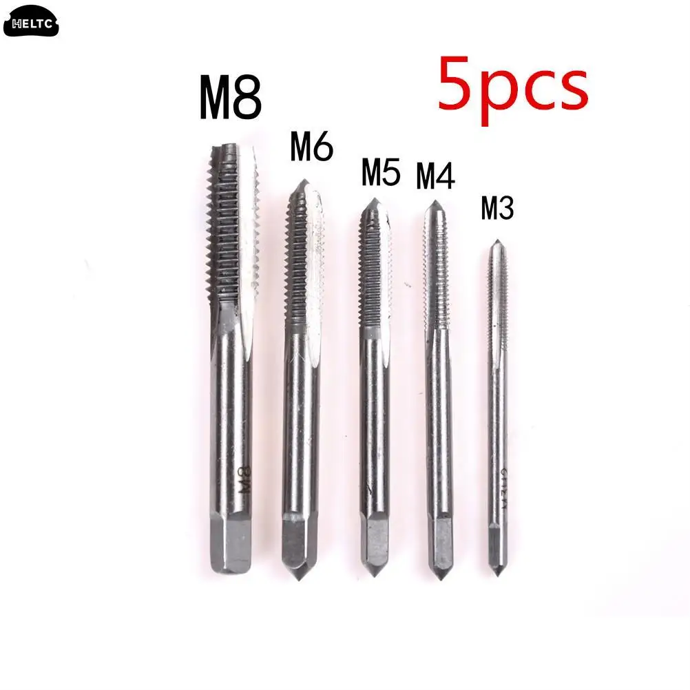

Новинка 5 шт./компл. M3 M4 M5 M6 M8 HSS машинка с прямым рифленым винтом с метрической пробкой набор ручных сверл ручные инструменты
