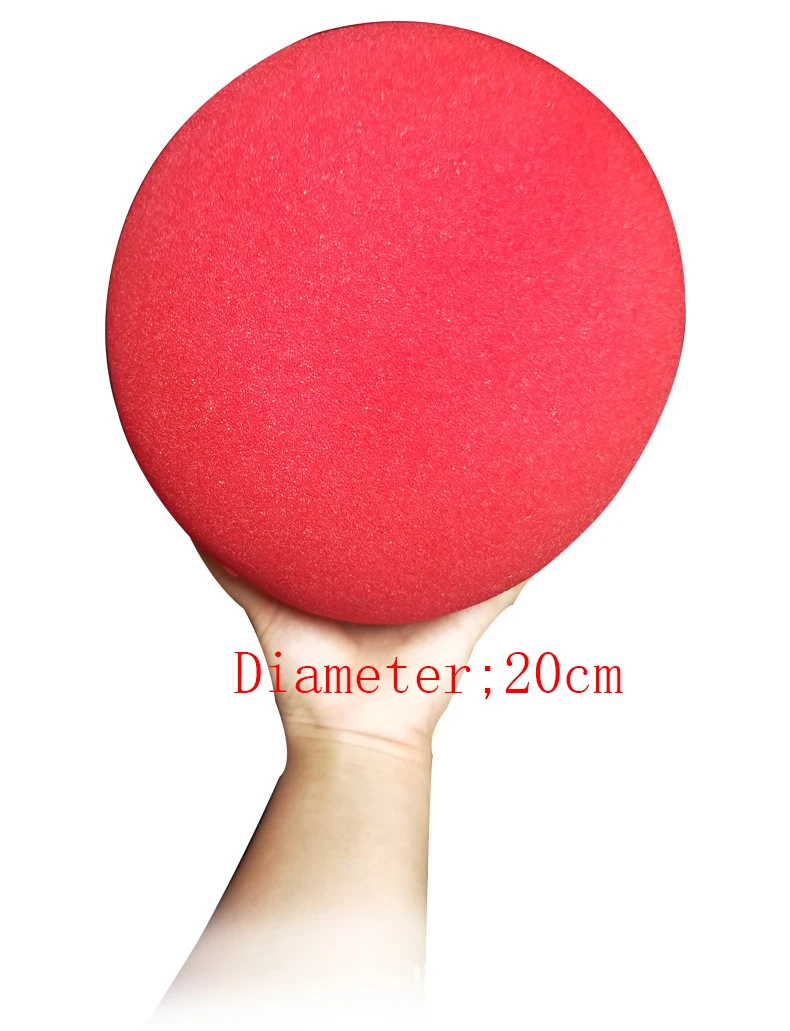 

1 Pcs Oversized Red Magic Sponge Ball (20cm Diameter) Magic Tricks Soft Ball Excellent Elasticity Classic Ball Close Up Magic